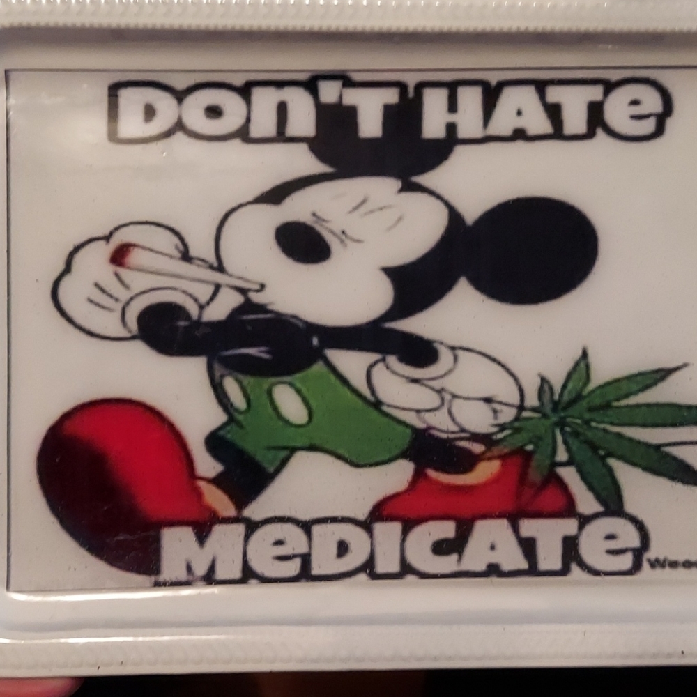 Hand made resin rolling tray, mickey mouse